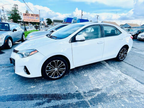 2014 Toyota Corolla for sale at Sunset Motors in Manteca CA