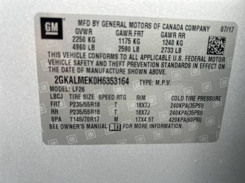 2017 GMC Terrain SLE-1