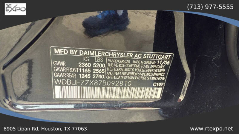 2007 Mercedes-Benz E-Class E 63 AMG