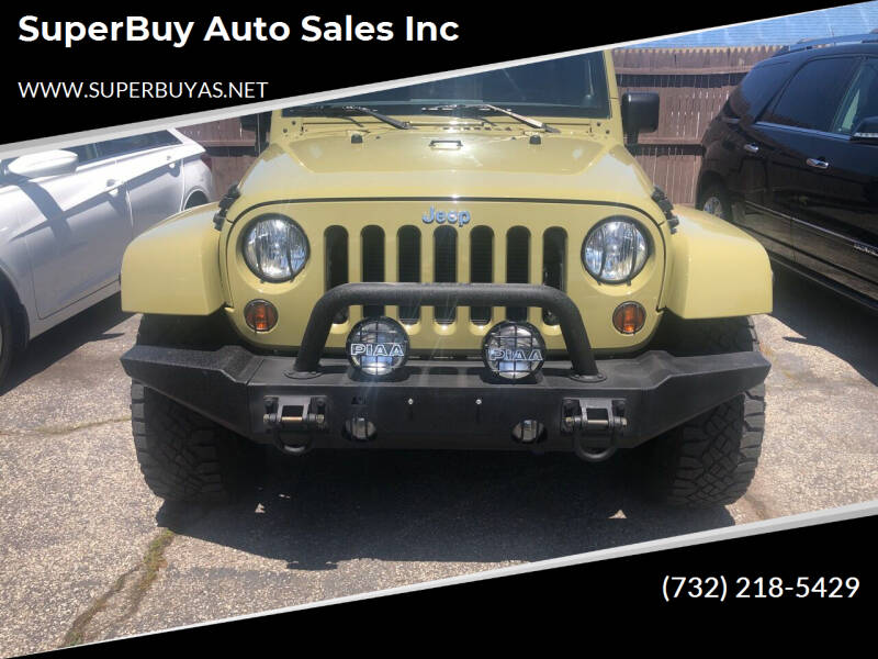 2013 Jeep Wrangler Unlimited for sale at SuperBuy Auto Sales Inc in Avenel NJ