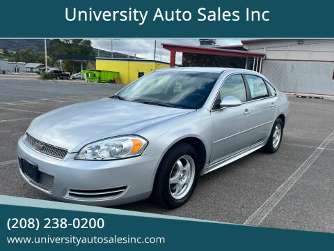 2012 Chevrolet Impala for sale at University Auto Sales Inc in Pocatello ID