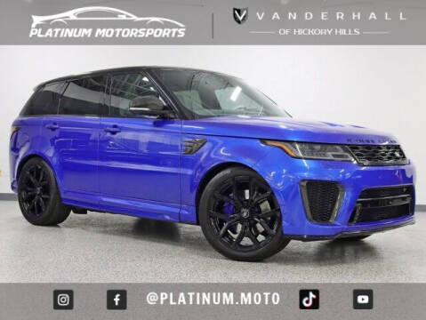 2018 Land Rover Range Rover Sport for sale at Vanderhall of Hickory Hills in Hickory Hills IL