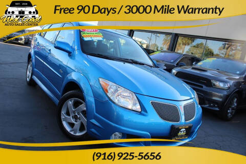 2007 Pontiac Vibe for sale at West Coast Auto Sales Center in Sacramento CA