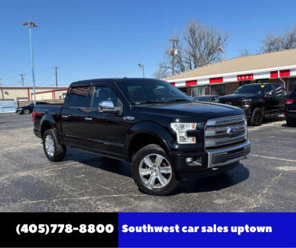 2016 Ford F-150 for sale at Southwest Car Sales Uptown in Oklahoma City OK