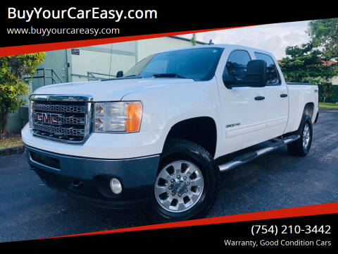 2012 GMC Sierra 2500HD for sale at BuyYourCarEasy.com in Hollywood FL
