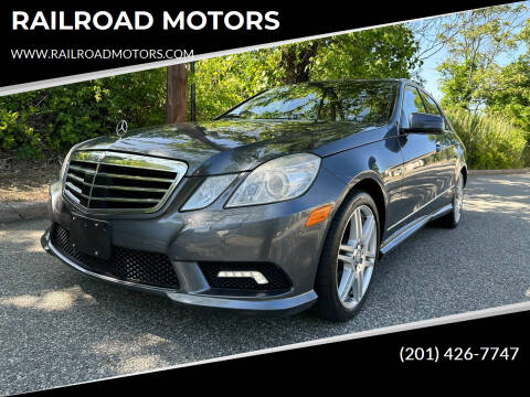 2010 Mercedes-Benz E-Class for sale at RAILROAD MOTORS in Hasbrouck Heights NJ