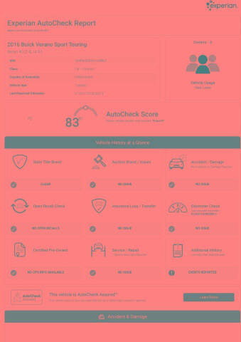 2016 Buick Verano Sport Touring