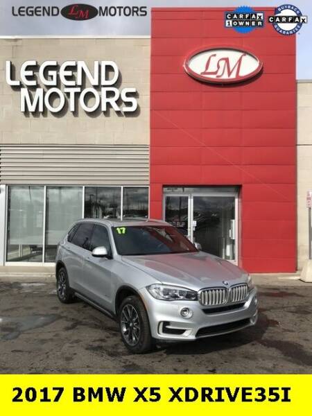 2017 BMW X5 for sale at Legend Motors of Waterford - Legend Motors of Ferndale in Ferndale MI