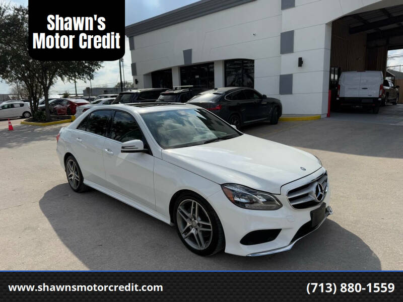 2016 Mercedes-Benz E-Class for sale at Shawn's Motor Credit in Houston TX