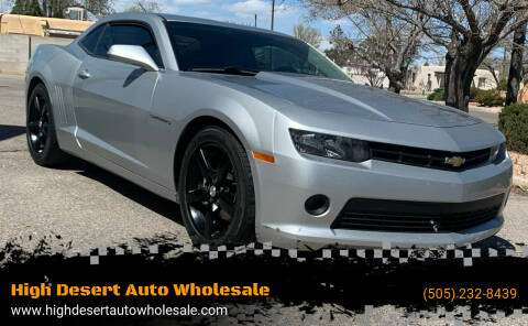 2015 Chevrolet Camaro for sale at High Desert Auto Wholesale in Albuquerque NM