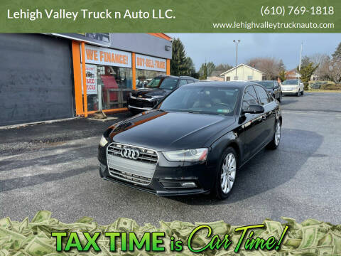 2013 Audi A4 for sale at Lehigh Valley Truck n Auto LLC. in Schnecksville PA