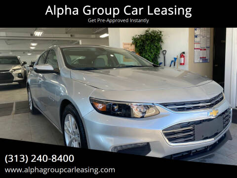 2018 Chevrolet Malibu for sale at Alpha Group Car Leasing in Redford MI