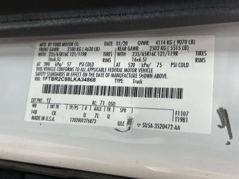 2020 Ford Transit