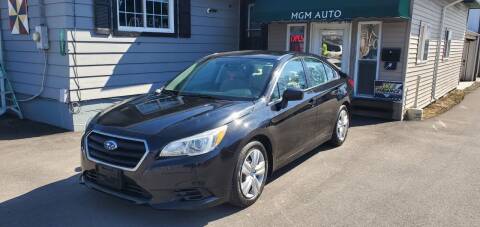 2017 Subaru Legacy for sale at MGM Auto Sales in Cortland NY