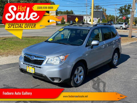 2015 Subaru Forester for sale at Foxboro Auto Gallery in Foxboro MA