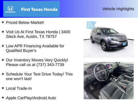 2018 Honda Pilot EX-L w/Honda Sensing