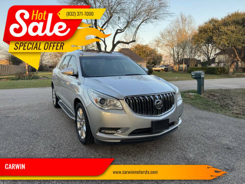 2014 Buick Enclave for sale at CARWIN in Katy TX