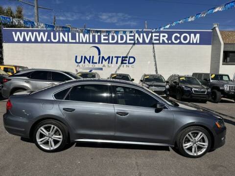 2015 Volkswagen Passat for sale at Unlimited Auto Sales in Denver CO