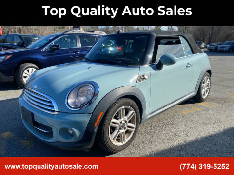 2012 MINI Cooper Convertible for sale at Top Quality Auto Sales in Westport MA