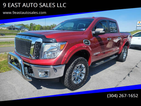 2017 Nissan Titan for sale at 9 EAST AUTO SALES LLC in Martinsburg WV