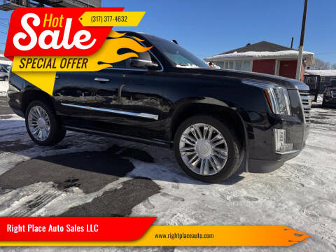 2017 Cadillac Escalade for sale at Right Place Auto Sales LLC in Indianapolis IN