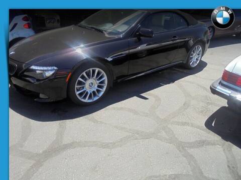 2010 BMW 6 Series for sale at One Eleven Vintage Cars in Palm Springs CA