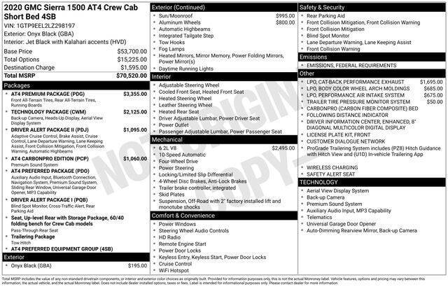 2020 GMC Sierra 1500