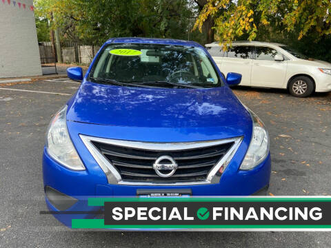 2017 Nissan Versa for sale at FIRST CLASS AUTO in Arlington VA