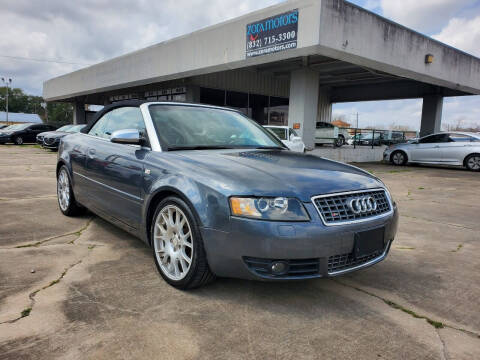 2006 Audi S4 for sale at ZORA MOTORS in Rosenberg TX