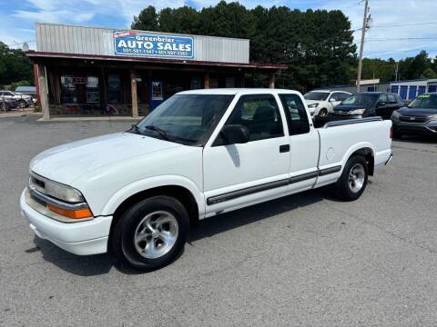 2001 Chevrolet S-10 for sale at Greenbrier Auto Sales in Greenbrier AR