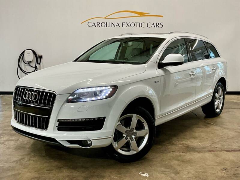 2015 Audi Q7 for sale at Carolina Exotic Cars & Consignment Center in Raleigh NC