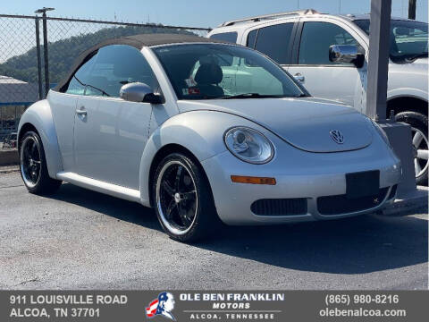 2007 Volkswagen New Beetle Convertible for sale at Ole Ben Franklin Motors of Alcoa in Alcoa TN