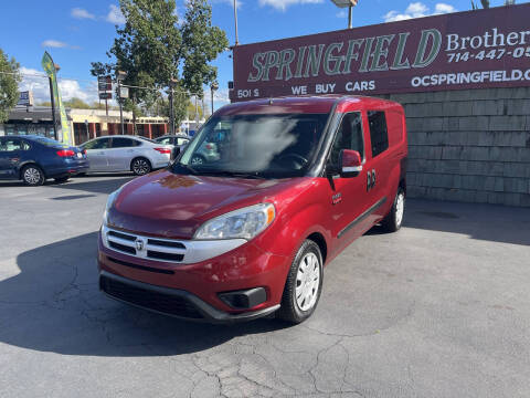 2016 RAM ProMaster City for sale at SPRINGFIELD BROTHERS LLC in Fullerton CA