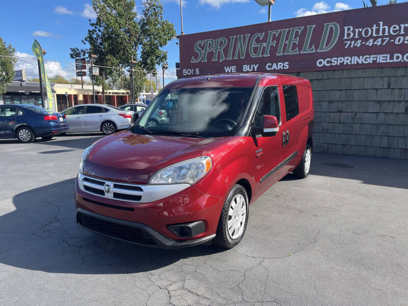 2016 RAM ProMaster City for sale at SPRINGFIELD BROTHERS LLC in Fullerton CA