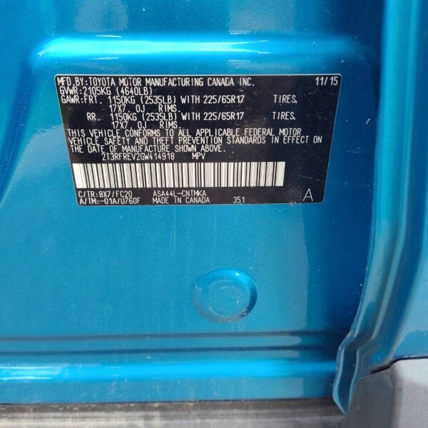 2016 Toyota RAV4 XLE