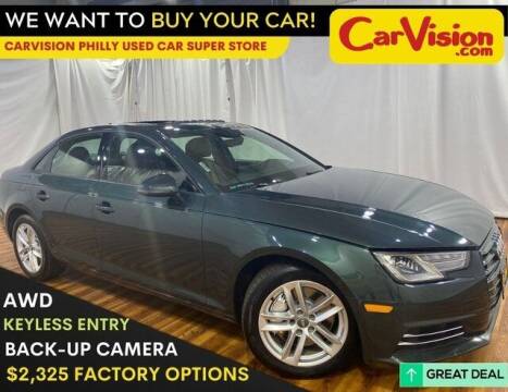 2017 Audi A4 for sale at Car Vision Mitsubishi Norristown - Car Vision Philly Used Car SuperStore in Philadelphia PA