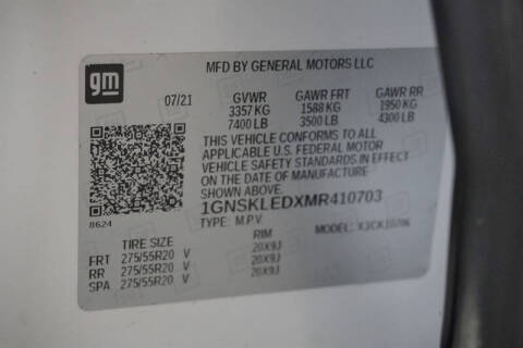 2021 Chevrolet Tahoe Police