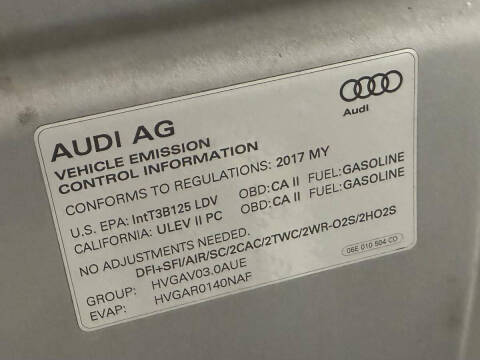 2017 Audi A6 3.0T quattro Premium Plus