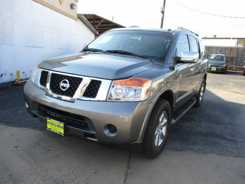 2015 Nissan Armada for sale at Metroplex Motors Inc. in Houston TX