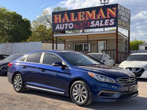 2016 Hyundai Sonata for sale at HALEMAN AUTO SALES in San Antonio TX