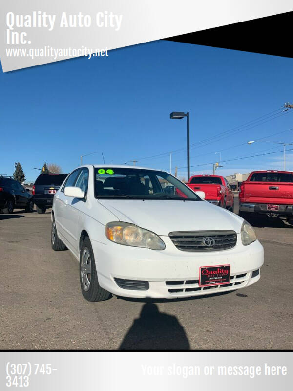2004 Toyota Corolla for sale at Quality Auto City Inc. in Laramie WY