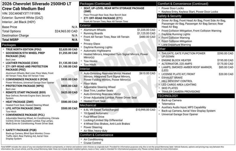 2026 Chevrolet Silverado 2500HD