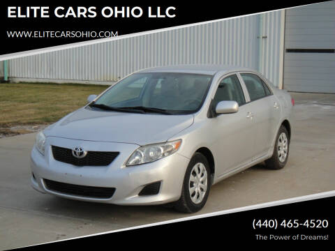2010 Toyota Corolla for sale at ELITE CARS OHIO LLC in Solon OH