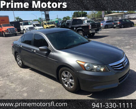 2012 Honda Accord for sale at Prime Motors in Sarasota FL