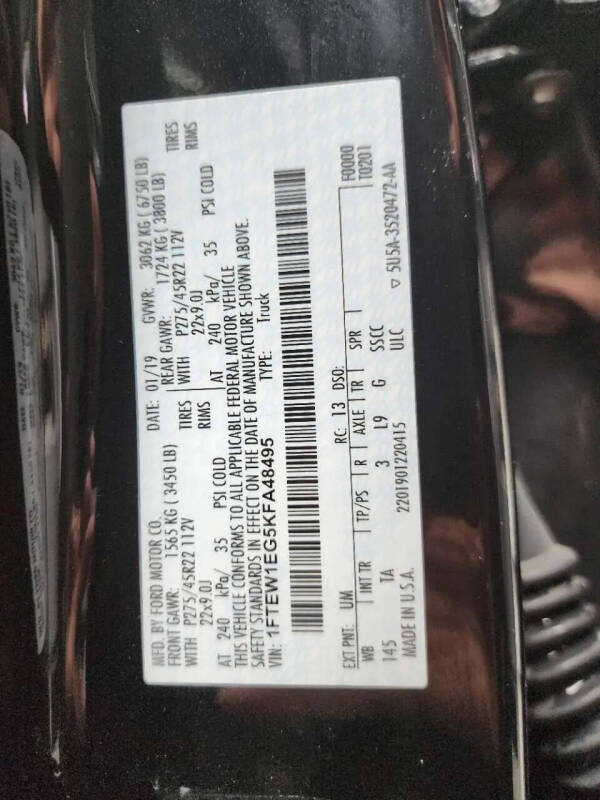 2019 Ford F-150 Limited