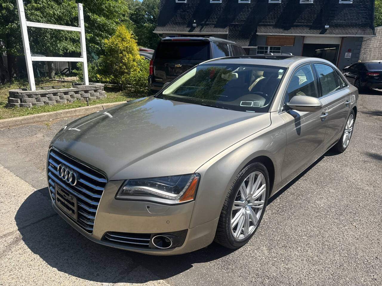 Brown (Beige) 2012 Audi A8 L quattro AWD Sedan All-Wheel Drive 8-Speed Automatic