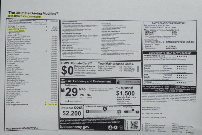 2025 BMW 3 Series 330i xDrive