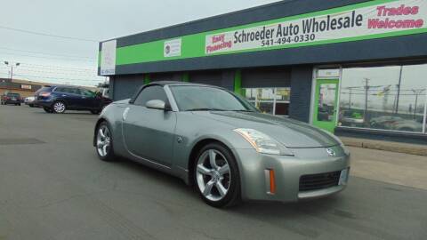 2004 Nissan 350Z for sale at Schroeder Auto Wholesale in Medford OR