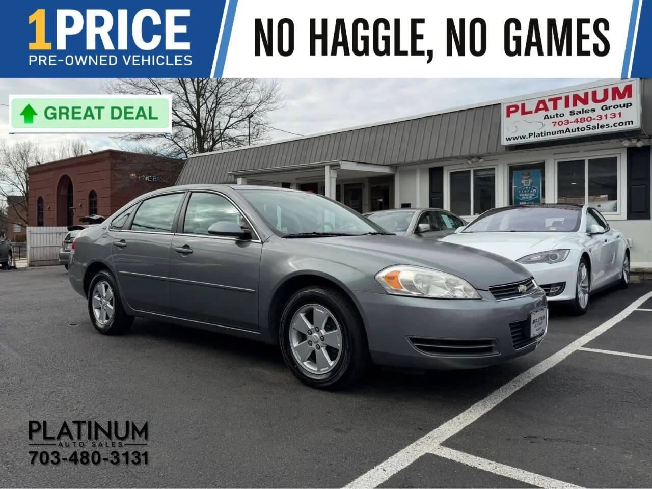 Dk. Gray 2008 Chevrolet Impala LT LT 4dr Sedan 1
