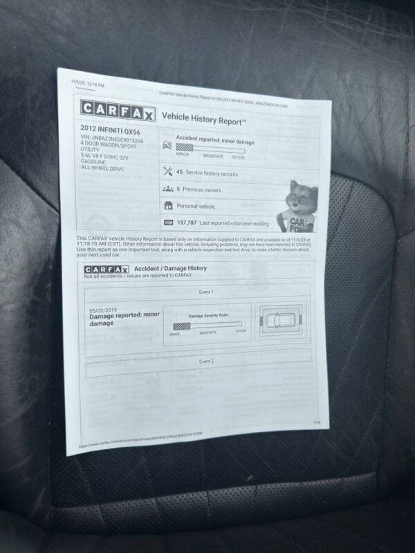 2012 Infiniti QX56